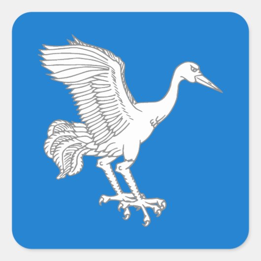 SCA Sentinels 'Keep Populace Badge Vierkante Sticker (Voorkant)