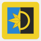 SCA Shadowlands Populatie Badge Vierkante Sticker (Voorkant)