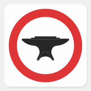 SCA Silva Vulcani Populatiebadge Vierkante Sticker