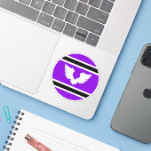 SCA Spiaggia Levantina Vinyl Sticker (Laptop met iPhone)