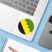 SCA Steppes Vinyl Sticker (Laptop met iPhone)