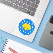 SCA Stormhold Vinyl Sticker (Laptop met iPhone)