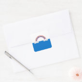 SCA Sundragon Populace Badge Vierkante Sticker (Envelop)