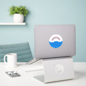 SCA Sundragon vinyl sticker (Laptop op bureau)