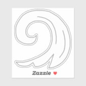 SCA Tear-Zee's Shore Vinyl Sticker (Vel)