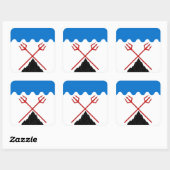 SCA Teufelberg Populace Badge Vierkante Sticker (Vel)