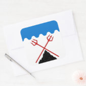 SCA Teufelberg Populace Badge Vierkante Sticker (Envelop)