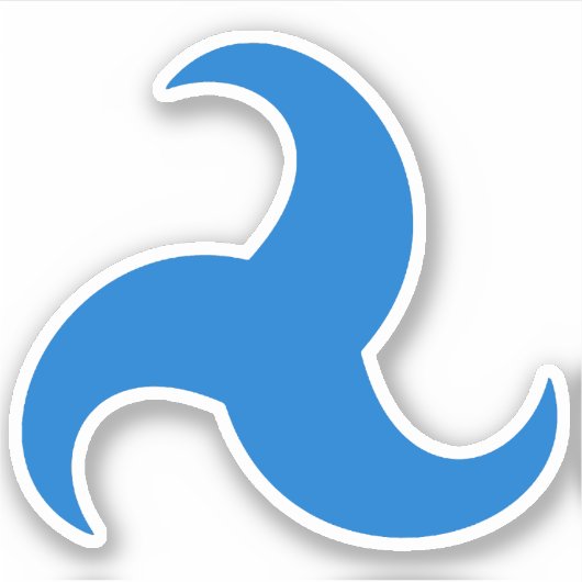 SCA Trimaris Custom-Cut Vinyl Sticker (Voorkant)