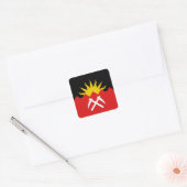 SCA Vallis Aeris Populace Badge Vierkante Sticker (Envelop)