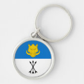 SCA Vest Yorvik Ronde, Kleine (1,44") Sleutelhange Sleutelhanger (Voorkant)