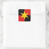 SCA Vindheim Populace Badge Vierkant Sticker (Tas)