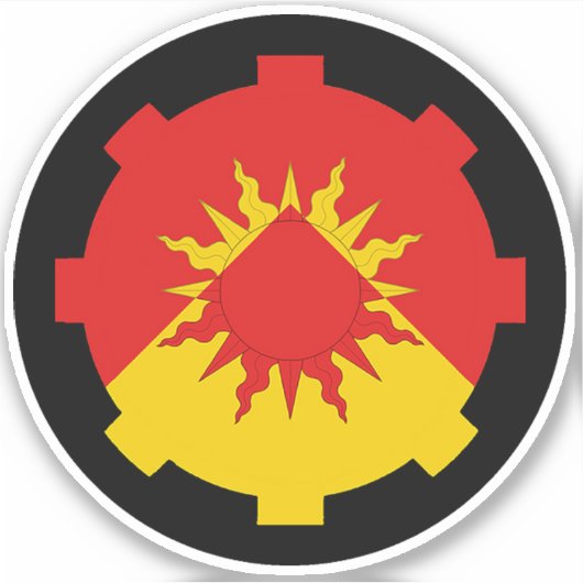 SCA Vulcanfeldt Vinyl Sticker (Voorkant)