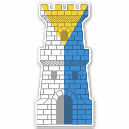 SCA Wastekeep op maat gesneden vinyl Sticker (Voorkant)