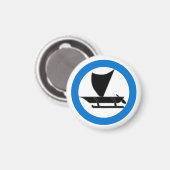 SCA Westerne Zeeen magneet (Voorkant / Achterkant)
