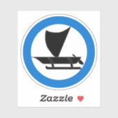 SCA Westerne Zeeen Vinyl Sticker (Vel)