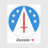 SCA White Mountain Vinyl Sticker (Vel)