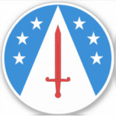 SCA White Mountain Vinyl Sticker (Voorkant)