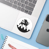 SCA Windkeep Vinyl Sticker (Laptop met iPhone)