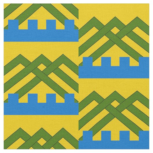 SCA Wyldewode Populace Badge Fabric Stof (Close Up)