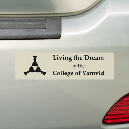 SCA Yarnvid Bumper Sticker (Op auto)