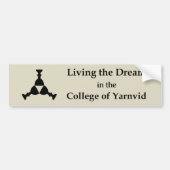 SCA Yarnvid Bumper Sticker (Voorkant)