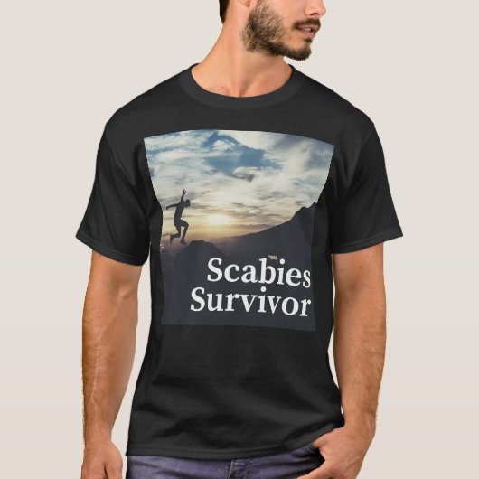 Scabies Survivor T-shirt (Voorkant)