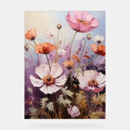 Scabiosa - Impasto Floral Acryl Bord