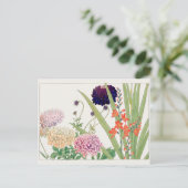 Scabiosa, Montbretia, van Tanigami Konan Briefkaart (Staand voorkant)