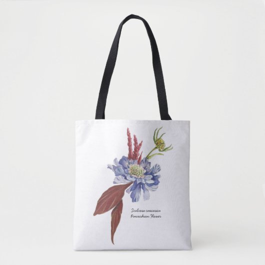 Scabiosa-Tas Tote Bag (Voorkant)