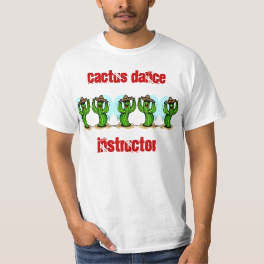 scactus danst saguaros met sombreros t-shirt shirt (Voorkant)