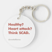 SCAD Alliance acryl sleutelhanger (Achterkant)