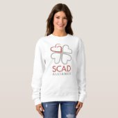 SCAD Alliance Sweatshirt - Wit (Voorkant volledig)