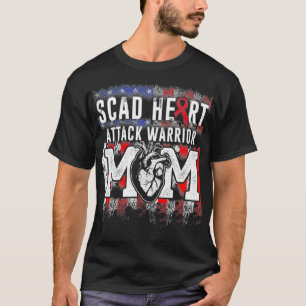 SCAD hartaanval Survivor Sterkte Warrior Awaren T-shirt
