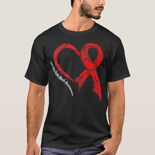 SCAD hartaanval Survivor Survives Warrior Awaren T-shirt (Voorkant)