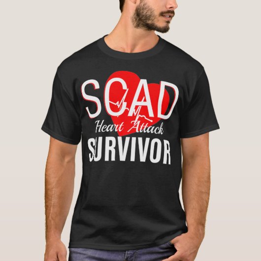 SCAD hartinfarct overlevende vrouwen hartbypass we T-shirt (Voorkant)