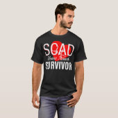 SCAD hartinfarct overlevende vrouwen hartbypass we T-shirt (Voorkant volledig)
