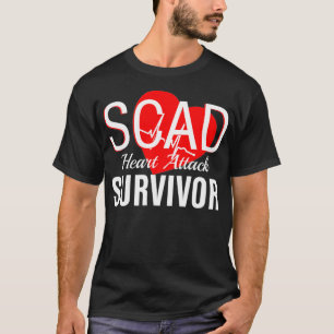 SCAD hartinfarct overlevende vrouwen hartbypass we T-shirt