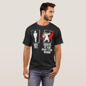 SCAD Heart Attack Survivor Coping US Warrior Aware T-shirt (Voorkant volledig)