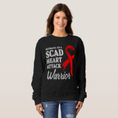 SCAD Heart Attack Survivor Life Future US Warrior Trui (Voorkant volledig)
