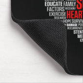 Scad Heart Attack Survivor Patiënt Warrior Awarene Muismat (Hoek)
