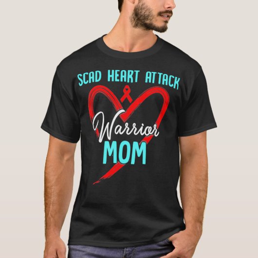 SCAD Heart Attack Survivor Pride Warrior Awareness T-shirt (Voorkant)