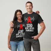 SCAD Heart Attack Survivor Survive Warrior Awarene T-shirt (Unisex)