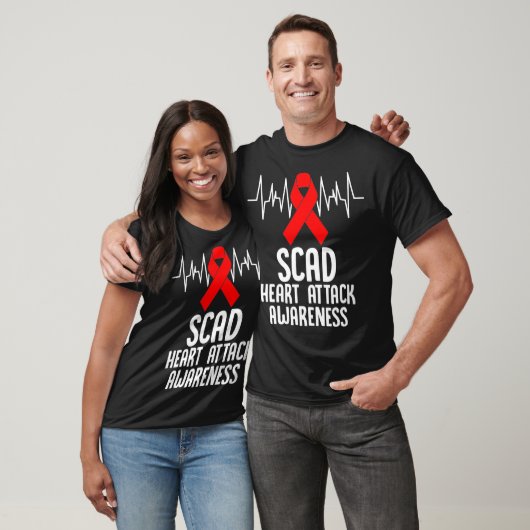 SCAD Heart Attack Survivor Survive Warrior Awarene T-shirt (Unisex)