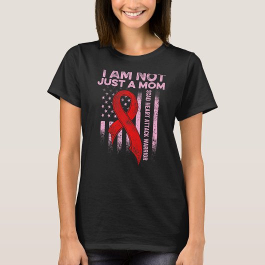 Scad Heart Attack Survivor Therapy Warrior Awarene T-shirt (Voorkant)