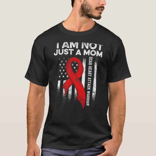 Scad Heart Attack Survivor Therapy Warrior Awarene T-shirt (Voorkant)