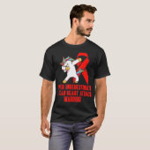 SCAD Heart Attack Survivor Treatment US Warrior AW T-shirt (Voorkant volledig)