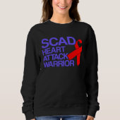 SCAD Heart Attack Survivor Warrior Awareness Trui (Voorkant)