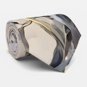 Scaevola Flower, Birthday Gift for Father Stropdas (Opgerold)