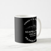 Scafell Pike Cumbria Peakbagging Koffiemok (Voorkant rechts)