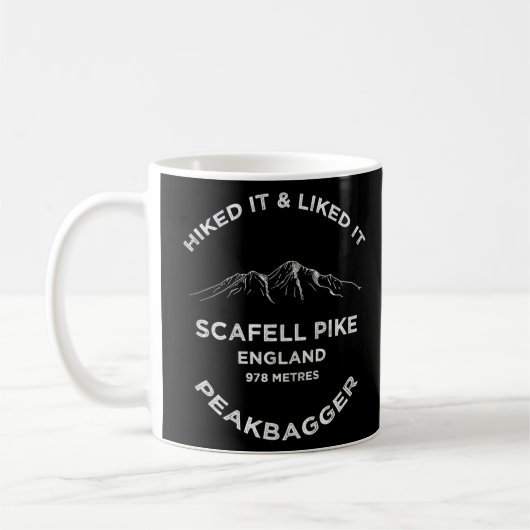 Scafell Pike Cumbria Peakbagging Koffiemok (Links)